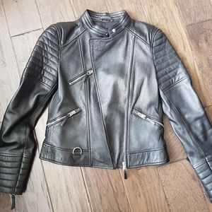 Zara Leather Moto Jacket